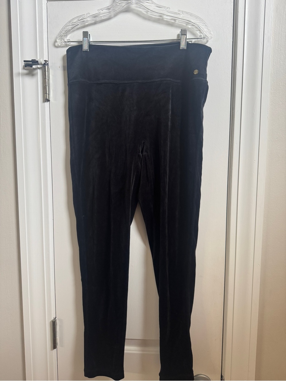 Lilly Pulitzer Black Velvet High-Rise Leggings
